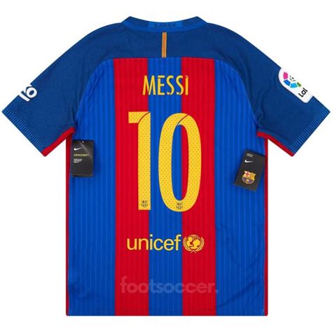 Maillot Barca Domicile Messi Foot Soccer Pro