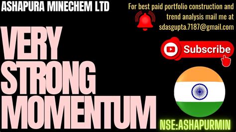 Ashapura Minechem Ltd Very Strong Momentum Ashapura Minechem Share