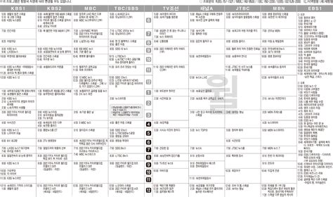 11월21일월 Tv 편성표 영남일보 사람과 지역의 가치를 생각합니다