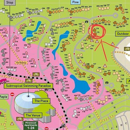 Center Parcs Accommodation Map