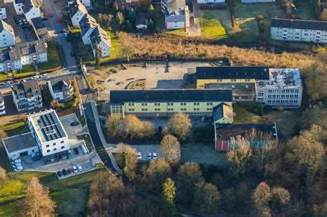 Ennepetal aus der Vogelperspektive Schulgebäude der Sekundarschule