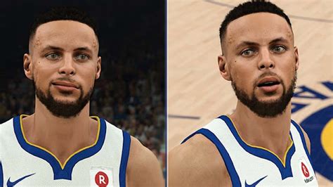 Nba 2k18 Stephen Curry Cyberface Hd Texture V2 0 By Mrk326 Nba 2k Mods