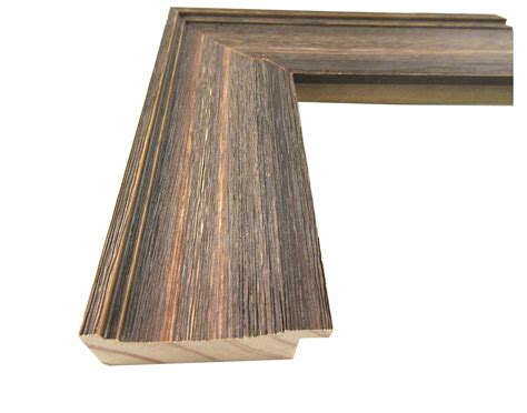 Rustic Barnwood Walnut Picture Frame Moulding In Lengths 2 Width