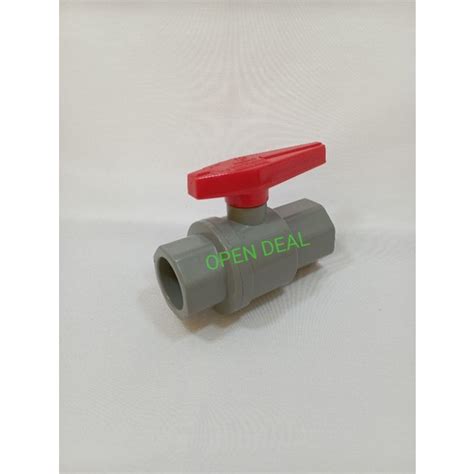 Jual Ball Valve 1 In Kdj Polos Stop Kran Pvc 1 Kdj Balvalve Stop