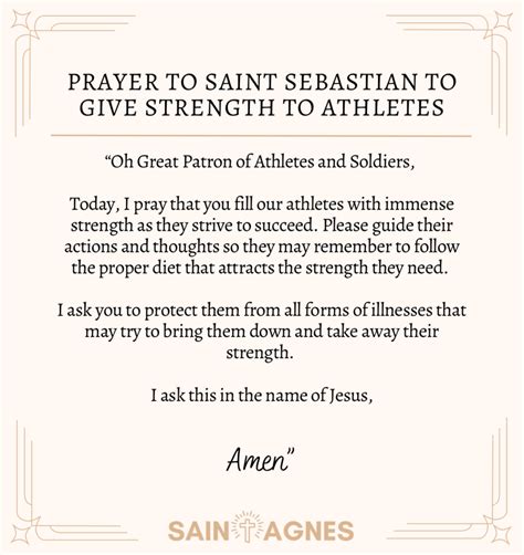 Prayers To St Sebastian For Athletes Runners Gymnastic Etc