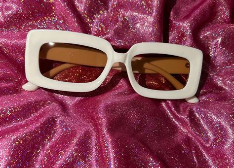 Vintage Rectangle Nude Womens Shades Nude Sunglasses Brown Sunglasses Small Frame Sunglasses