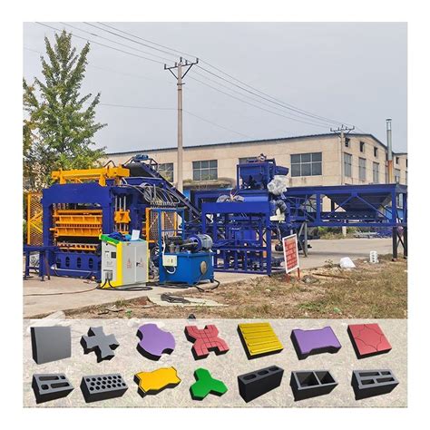 Hf Qt12 15 Concrete Holland Brick Hollow Block Automatic Building