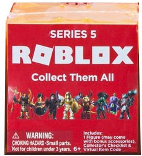 Roblox Series 5 Mystery Pack Gold Cube 1 Random Figure Virtual Item