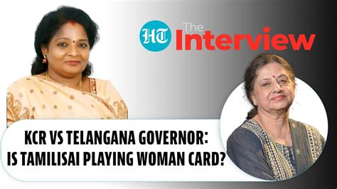 Telangana Governor Or A BJP Worker Tamilisai Hits Out At KCR For