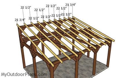 16x20 Lean To Pavilion Roof Plans Myoutdoorplans Free Woodworking