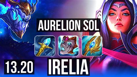 Aurelion Sol Vs Irelia Mid Comeback M Mastery Legendary