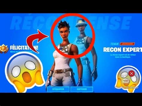 Le Retour De La Recon Expert Sur Fortnite Youtube