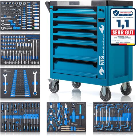Scheppach Werkstattwagen Tw Werkzeugset Werkzeugwagen
