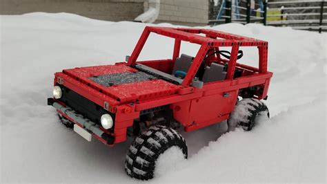 Lego Lada 2121 Niva in Snow - YouTube