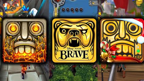 Temple Run Volcano Island Vs Temple Run Brave Vs Temple Run Winter