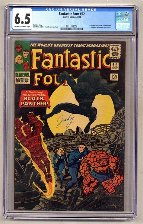 Fantastic Four 52 CGC 6 5 1st Appearance Black Panther Inhumans