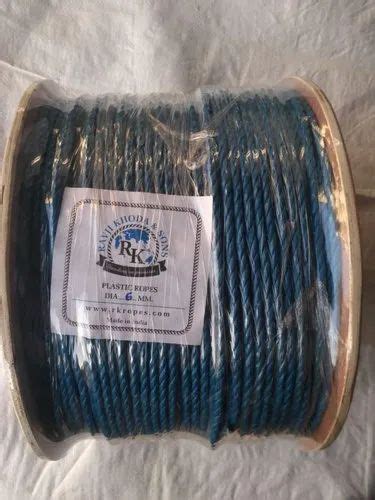 Ravji Khoda And Sons 12mm Blue Polypropylene Rope X 10 Meters At Best