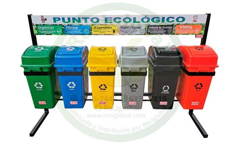 Punto Ecologico Capacidad Litros Con Basureros Cod Basureros