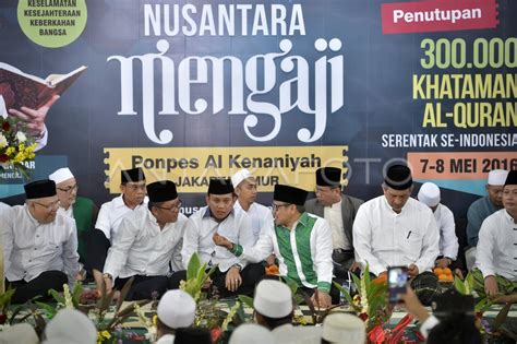 PENUTUPAN NUSANTARA MENGAJI 2016 ANTARA Foto