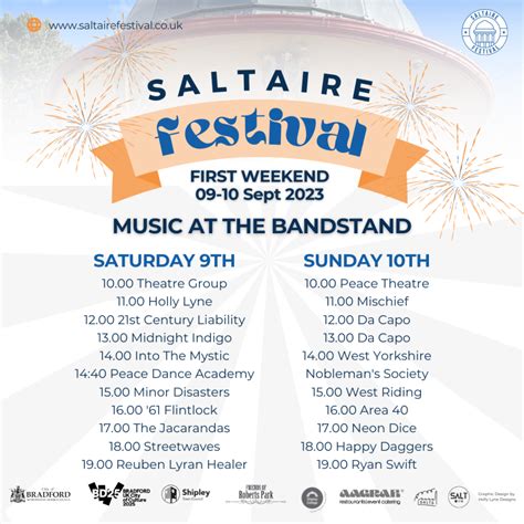 Saltaire Festival 2023 - Saltaire Festival