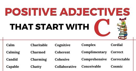 210 Positive Adjectives That Start With C C Words To Describe Someone