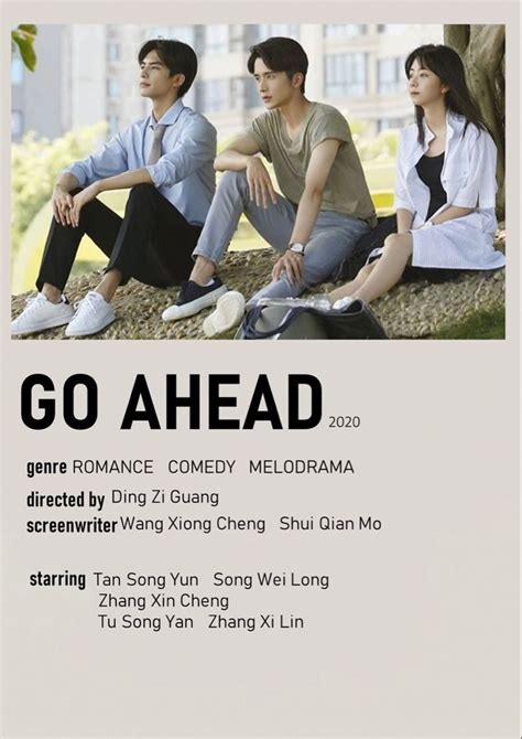 An Advertisement For The Movie Go Ahead With Two People Sitting On A