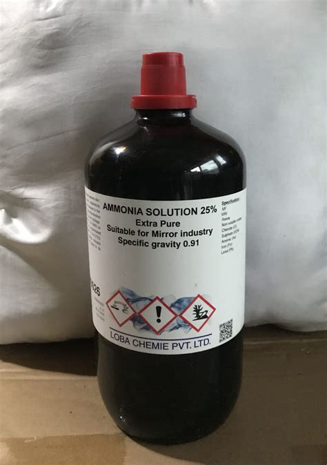 Ammonia Solution 2 5lt Analar LABSTORES NG