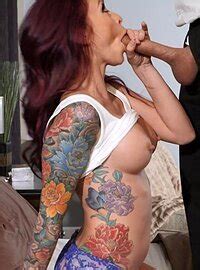 Tattooed Beauty With Big Tits Takes Good Care Of Keiran S Cock Photos Monique Alexander Keiran