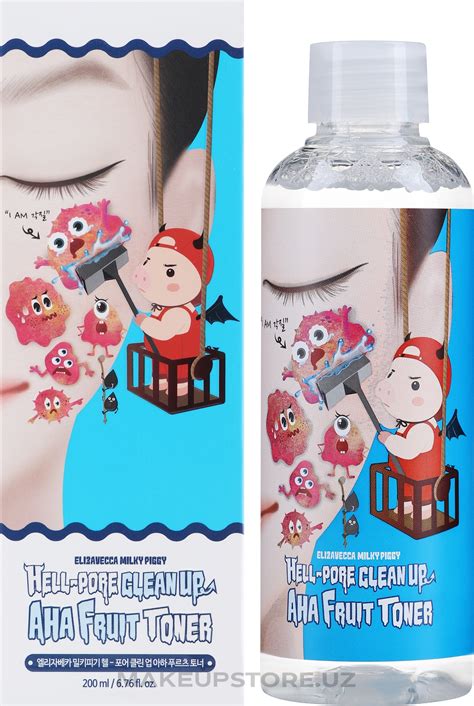 Elizavecca Hell-Pore Clean Up Aha Fruit Toner - Пилинг-тоник с ...