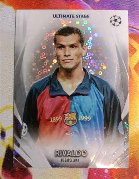 Topps Uefa Club Competitions Chrome Ultimate Stage Rivaldo Fc