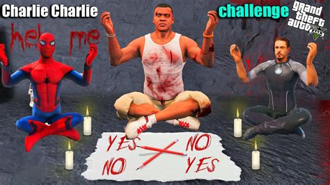 Franklin Plays Charlie Charlie Ghost Challenge At Night Gta Mods