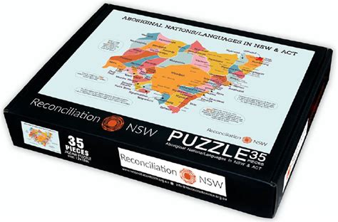 Nsw Aboriginal Languages And Nations Map Puzzle Reconciliation Nsw