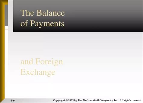 balance  payments  international financial management