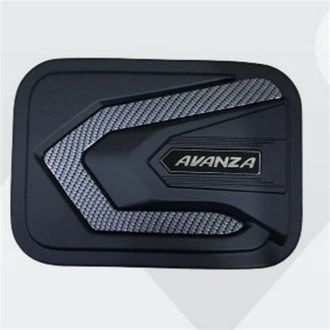 Tank Cover Racing Hitam Doff List Carbon All New Avanza 2012 2021