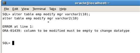 Oracle ALTER TABLE MODIFY Column Tutorial With Examples