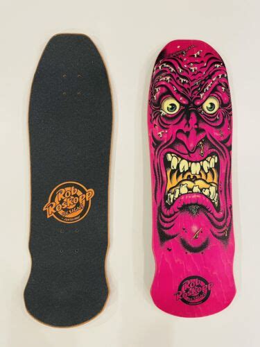 Santa Cruz Roskopp Face Reissue Skateboard Deck Matte Pink Sk Collector