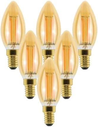 Paul Russells LED Filament Candle Dimmable Small Edison Screw E14