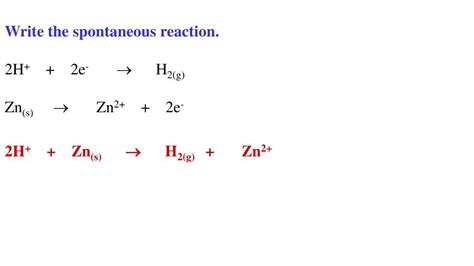 Ppt Electrochemistry Lesson Predicting Spontaneous Reactions