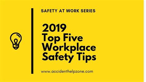 Top Workplace Safety Tips