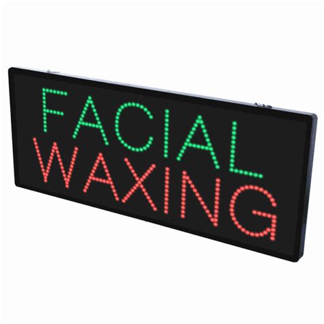 Berkeley Beauty Company Inc 2 In 1 Led Sign Facial Waxing Led Sign