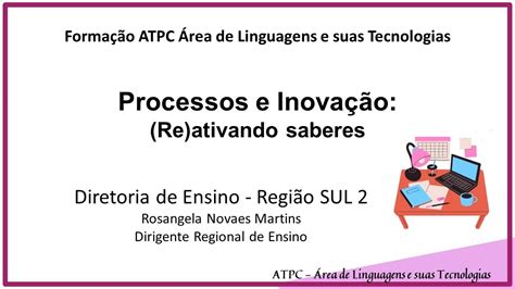 18 08 2021 ATPC Área de Linguagens e suas Tecnologias DE SUL 2