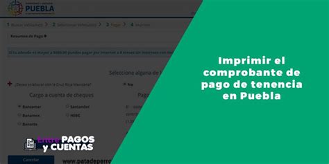 C Mo Imprimir El Comprobante De Pago De Tenencia En Puebla