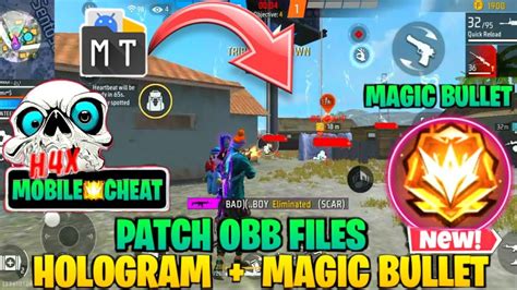 OB42 MAGIC BULLET HOLOGRAM FREE FIRE BR CS RANK ANTI BLACKLIST OBB