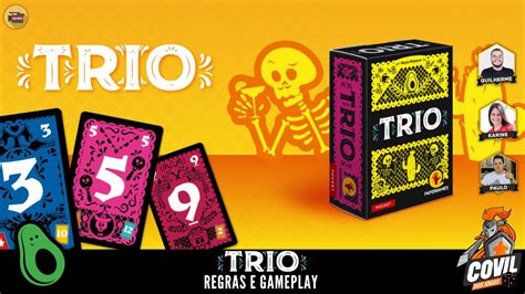 Trio Regras E Gameplay Covil Dos Jogos