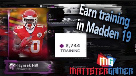 How To Earn Training And Use It In Mut In Madden Youtube