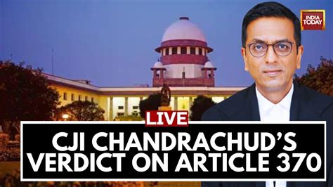 Article Verdict Live Updates Article Judgment Live News Cji