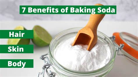 7 Benefits Of Baking Soda For Hair Skin And Body Youtube