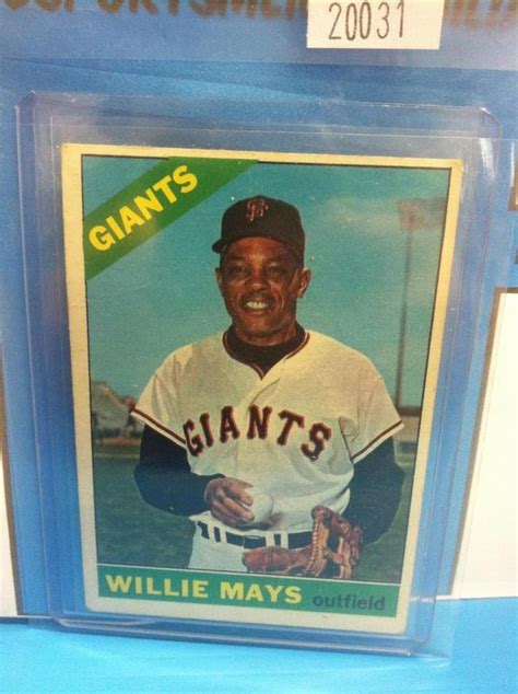 1966 Topps Willie Mays #1 Baseball Card for sale online | eBay ...