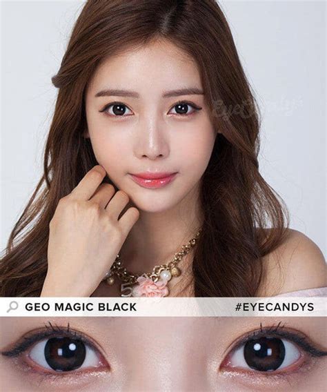 Buy Geo 1 Tone Circle Lenses Magic Black Circle Lenses Eyecandys