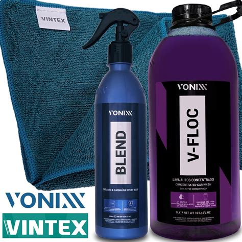 Kit Shampoo Automotivo V Floc 3 0l Cera Blend Splay Vonixx Shopee